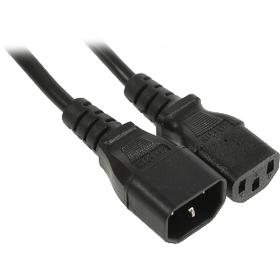 Шнур сетевой Rexant СЕЕ 7/7 (Schuko) – IEC 320 C13 3x0,75мм², длина 0,6м