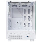 Компьютерный корпус HSPD F510, Panoramic Mid Tower, белый, TG, 0.5 SPCC, 3x120мм ARGB ATX, mATX, mITX 180/280/160мм 1x2.5