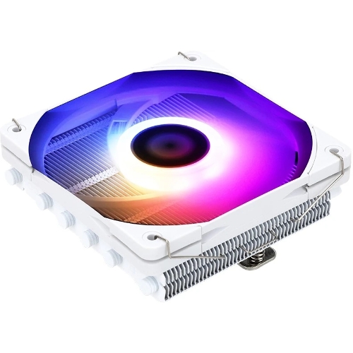 Кулер для процессора Thermalright AXP-120 X67 White Argb (4-pin PWM, 52mm, Ni/Cu, 6x6mm, ARGB, 1x120mm, 59CFM, 26.1dBA, 1800RPM, S: 1851/1700/1200/115X, 2011, 2066, AM5/AM4, white)