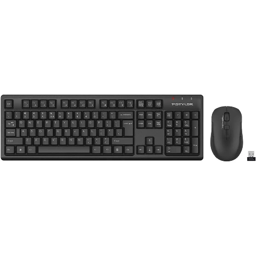 Комплект клавиатура+мышь A4Tech FStyler FG1200 беспроводной, USB, чёрный