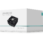 Кулер для процессора DEEPCOOL AN400 черный, 92 мм, алюминий/медь, 2950 об/мин, 23.2 дБ, 4 pin, 150 Вт, 52.5 мм