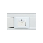 Розетка RJ-45 EKF PROxima, категории 5e (ширина 2 модуля)