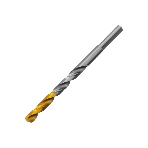 Сверло спиральное по металлу Denzel 5 x 86мм, Р6М5, Golden Tip