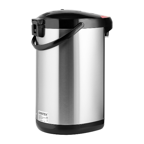 Термопот Centek CT-0082 черный, 5л, 750 Вт, 3 способа подачи воды, корпус из нержавеющей стали