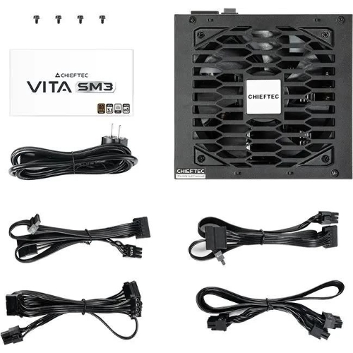 Блок питания Chieftec ATX 650W Vita SM3 BPX-650-C 80+ bronze (20+4pin) APFC 120mm fan 6xSATA RTL