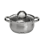 Кастрюля WEBBER BE-143/2 1,9 л, 16 см, нержавеющая сталь, с крышкой