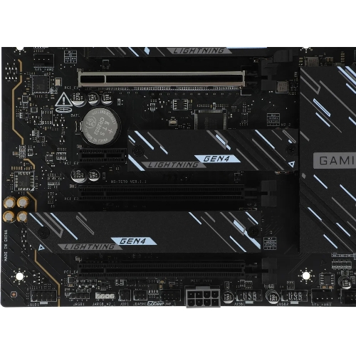 Материнская плата MSI X870E GAMING PLUS WIFI, AM5, AMD X870E, 4xDDR5, 4xSATA, 3xM.2, 1xPCIe 5.0 x16, 1xPCIe 4.0 x4, 2xPCIe 3.0 x1, 1xHDMI, 1xUSB Type-C, 1x5Gb LAN, Wi-Fi 7, Bluetooth 5.4, 2xUSB-C 20Gbps, 1xUSB-C 40Gbps, 2xUSB-A 5Gbps, 2xUSB-A 10Gbps, 4xUSB-A 2.0, 3x3.5 мм, 7.1, ATX