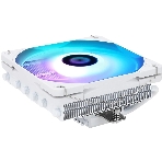 Кулер для процессора Thermalright AXP-120 X67 White Argb (4-pin PWM, 52mm, Ni/Cu, 6x6mm, ARGB, 1x120mm, 59CFM, 26.1dBA, 1800RPM, S: 1851/1700/1200/115X, 2011, 2066, AM5/AM4, white)