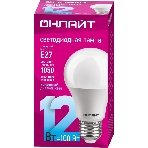 Лампа светодиодная ОНЛАЙТ 61141 OLL-A60-12-230-6.5K-E27 грушевидная