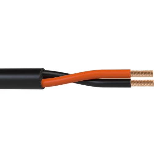 Кабель акустический 300 м, 16 AWG HighFlex, 1.5 мм2, диаметр 7.7мм, медь 84 x 0,15 мм, черный, бухта