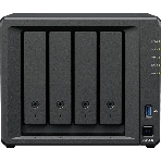 Сетевое хранилище Synology DiskStation DS925+ черный (AMD Ryzen V1500B/4Gb/4 pcs (3.5