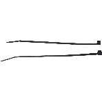 Стяжки нейлоновые Fortisflex 49410 КСС 4x150 (ч) (100 шт.)