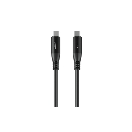 Кабель OLMIO SHIELD, Type-C - Type-C, 60W 3A, 1.2м, черный