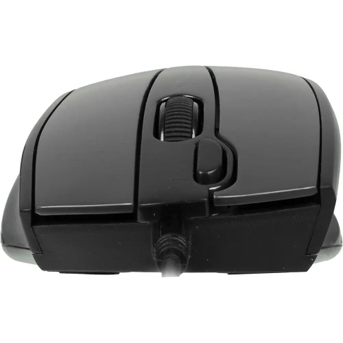Мышь проводная A4Tech N-500F серый глянец/черный, 1200 dpi, USB, кнопки - 4