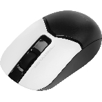 Мышь беспроводная A4Tech Fstyler FB12 белый/черный, 1200 dpi, радиоканал, Bluetooth, USB, кнопки - 3