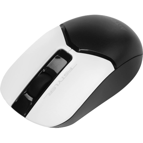 Мышь беспроводная A4Tech Fstyler FB12 белый/черный, 1200 dpi, радиоканал, Bluetooth, USB, кнопки - 3
