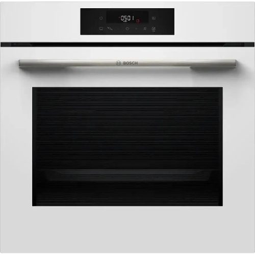 Духовой шкаф электрический Bosch HJG852YW0T Serie 6, 60 см, 66 л, белый,сенсорное управление, 8 режимов+AutoPilot 30(30 автоматических программ), LCD-дисплей, галогенное освещение, самоочистка EcoClean,Soft Open and Soft Close door,телескопические направляющие на 2 уровнях