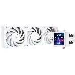 Система жидкостного охлаждения Thermalright Frozen Vision 360 V2 (360мм, LED, White, ARGB/Fans: 3x120мм, 69CFM, 27dBA, 2150RPM/Pump height 60мм, 23dBA, 3000RPM, Rad thickness 27мм/S: 1700, 1200, 1851, 115X, 2011, 2066, AM5, AM4)