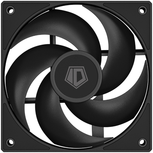 Вентилятор для корпуса ID-Cooling AS-120-K черный, 120 мм, 2000 об/мин, 27.2 дБ, 4 pin