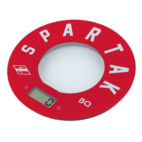 Весы кухонные BQ KS1007 Spartak, красный/рисунок