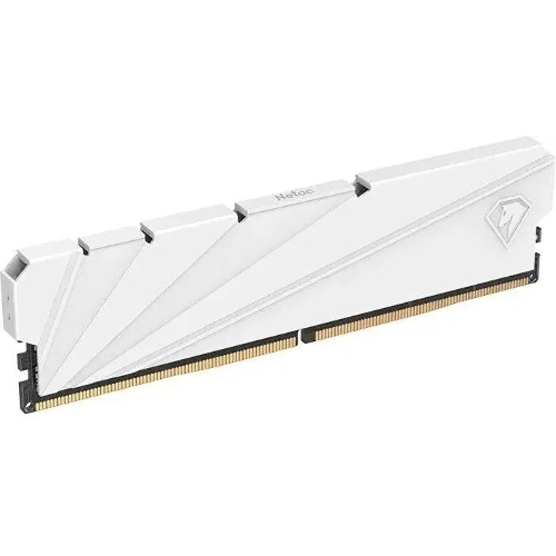 Оперативная память NETAC Shadow S, DDR4, 32Gb (2x16 GB), 3200 MHz, CL16, DIMM, радиатор, белый