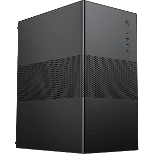 Компьютерный корпусй ACD Coffer 109B mATX, Type-C + USB 3.0 + USB ports + HD audio combo, Mesh, черный.