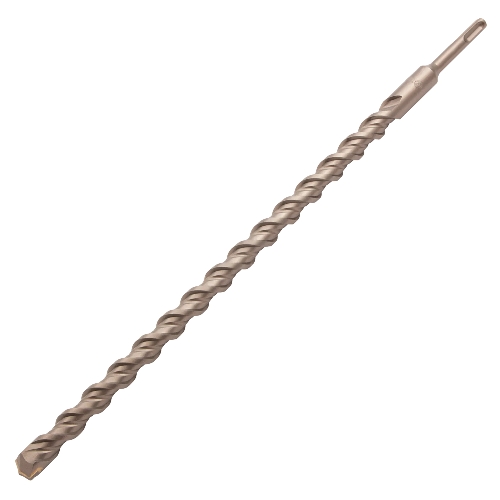 Бур по бетону Denzel двойная спираль, Cobalt W-tip, 20x460 мм, SDS PLUS