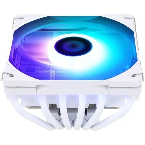 Кулер для процессора Thermalright AXP-120 X67 White Argb (4-pin PWM, 52mm, Ni/Cu, 6x6mm, ARGB, 1x120mm, 59CFM, 26.1dBA, 1800RPM, S: 1851/1700/1200/115X, 2011, 2066, AM5/AM4, white)