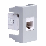 Розетка компьютерная DKC Viva 45138 RJ-45 кат.5E, 1 мод., серая