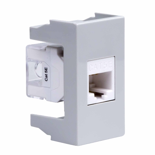Розетка компьютерная DKC Viva 45138 RJ-45 кат.5E, 1 мод., серая