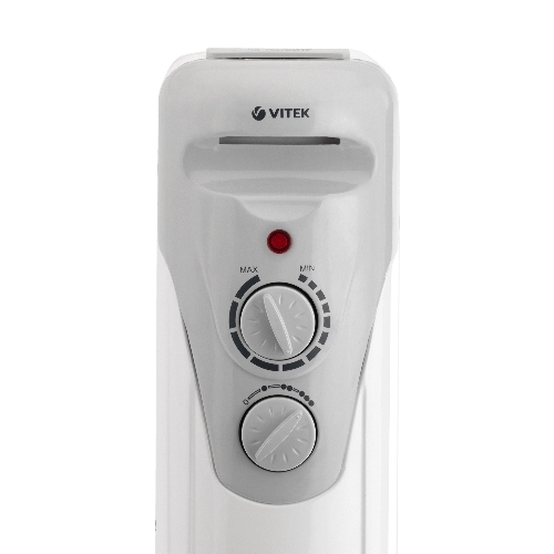 Обогреватель масляный Vitek VT-1707 W (5 секций) белый, 1000 Вт, 10 м2, термостат
