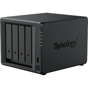 Сетевое хранилище Synology DiskStation DS925+ черный (AMD Ryzen V1500B/4Gb/4 pcs (3.5