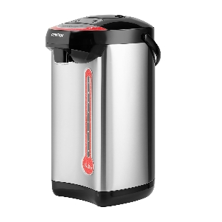 Термопот Centek CT-0082 черный, 5л, 750 Вт, 3 способа подачи воды, корпус из нержавеющей стали