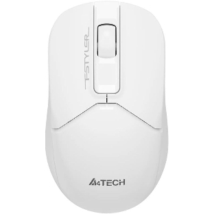 Мышь беспроводная A4Tech Fstyler FG12S белый, 1200 dpi, радиоканал, USB, кнопки - 3