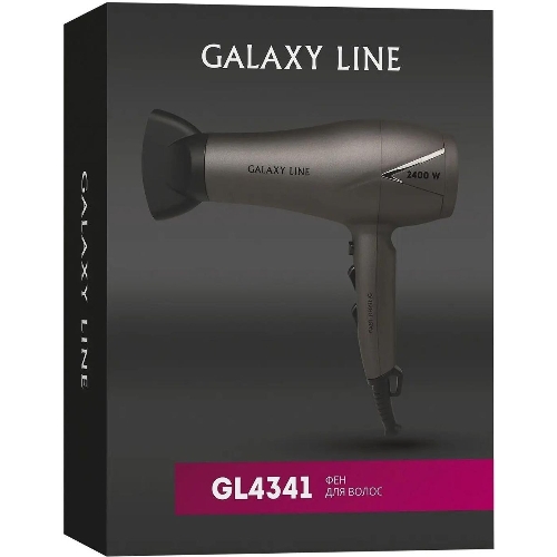 Фен Galaxy Line GL 4341 черный, 2400 Вт