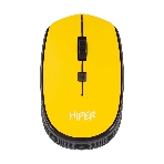 Мышь беспроводная HIPER HOMW-085 желтый, 1600 dpi, радиоканал, USB, кнопки - 4