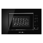 Встраиваемая микроволновая печь Kuppersberg HMW 620 B, объем 20 л, мощность 700 Вт, поворотный стол, High-Tech, 9 автоматических программ, гриль, сенсорное управление, черный