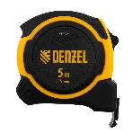 Рулетка Denzel 5м х 25мм, двухкомп. корпус, магнитный обрезиненный зацеп