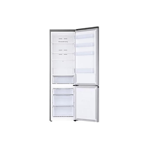 Холодильник Samsung RB38C671DSA/EF серебристый двухкамерный 276/100л морозилка снизу, No Frost