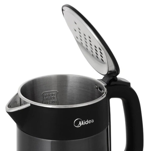 Чайник электрический Midea 1.5л, 2200 Вт, черный