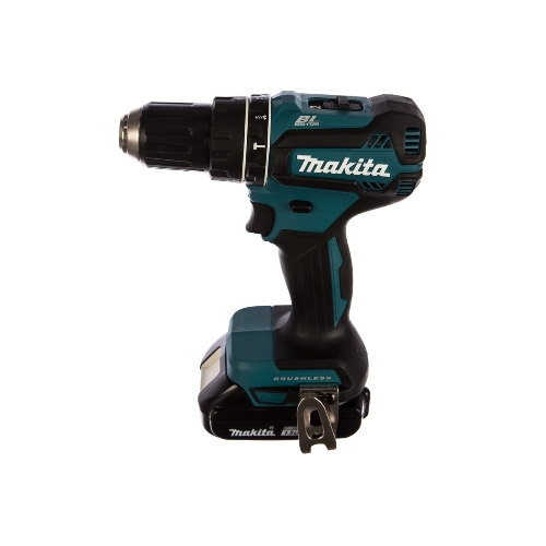 Аккумуляторная дрель-шуруповерт Makita DHP485SYE б\щет, 18В, 2х1.5 А·чLi-ion, БЗП-13мм,0-500\1900об\м, 50\25Нм