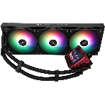 Водяное охлаждение для процессора Water Cooling System Thermalright Frozen Warframe 360 Ultra черный Argb (360мм, черный, ARGb/Fans: 3x120мм, 70.84CFM, 22.1dBA, 2000RPM/Pump height 60мм, 23dBA, 3000RPM, Rad thickness 27mm/S: 1200, 1700, 1851, 2011, 2066, 115X, AM5, AM4)
