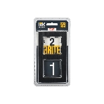 Рамка 2-местная IEK BRITE РУ-2-1-БрЧ (BR-M22-M-K02) металл черный