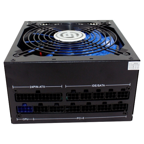Блок питания Ginzzu MC800 14CM 80+Bronze черный