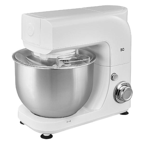 Планетарный миксер BQ MX520 White. Макс. мощность: 1600 Вт, Регулировка скорости: 6 скоростей + импульсный режим