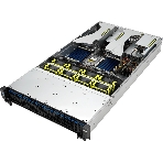 Серверная платформа ASUS RS521A-E12-RS24U, 2U, 1 x SP5 LGA 6096 360W, 24 x DDR5 6400/4800*, 24x 3.5'' NVMe hsb + 2x 2.5'' SATA, 2x M.2 22110, up to 1 PCIe Gen5 x8 LP + 1 OCP3.0, 2 x 1GbE RJ-45 LAN Intel i350-AM2, 1+1 2000W
