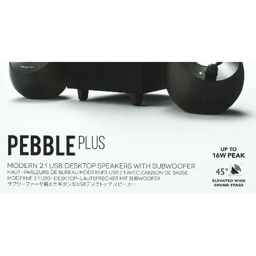 Акустическая система Creative PEBBLE PLUS 2.1 черный 8Вт