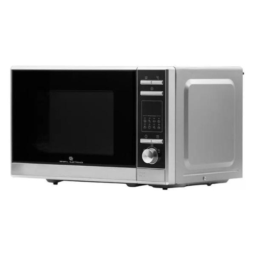 Микроволновая печь General Electronics GE DG420S атласное серебро, 20 л, 700 Вт, переключатели - сенсор, кнопки, поворотный механизм