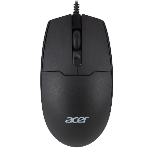 Мышь проводная Acer OMW126 черный, 1200 dpi, USB, кнопки - 3