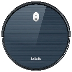 Робот-пылесос BBK BV3504 темный океан, 2600 мАч Li-Ion, уборка комбинированная, пылесборник контейнер 0.6 л